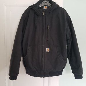 Men's Carhartt Jacket Black Size Large